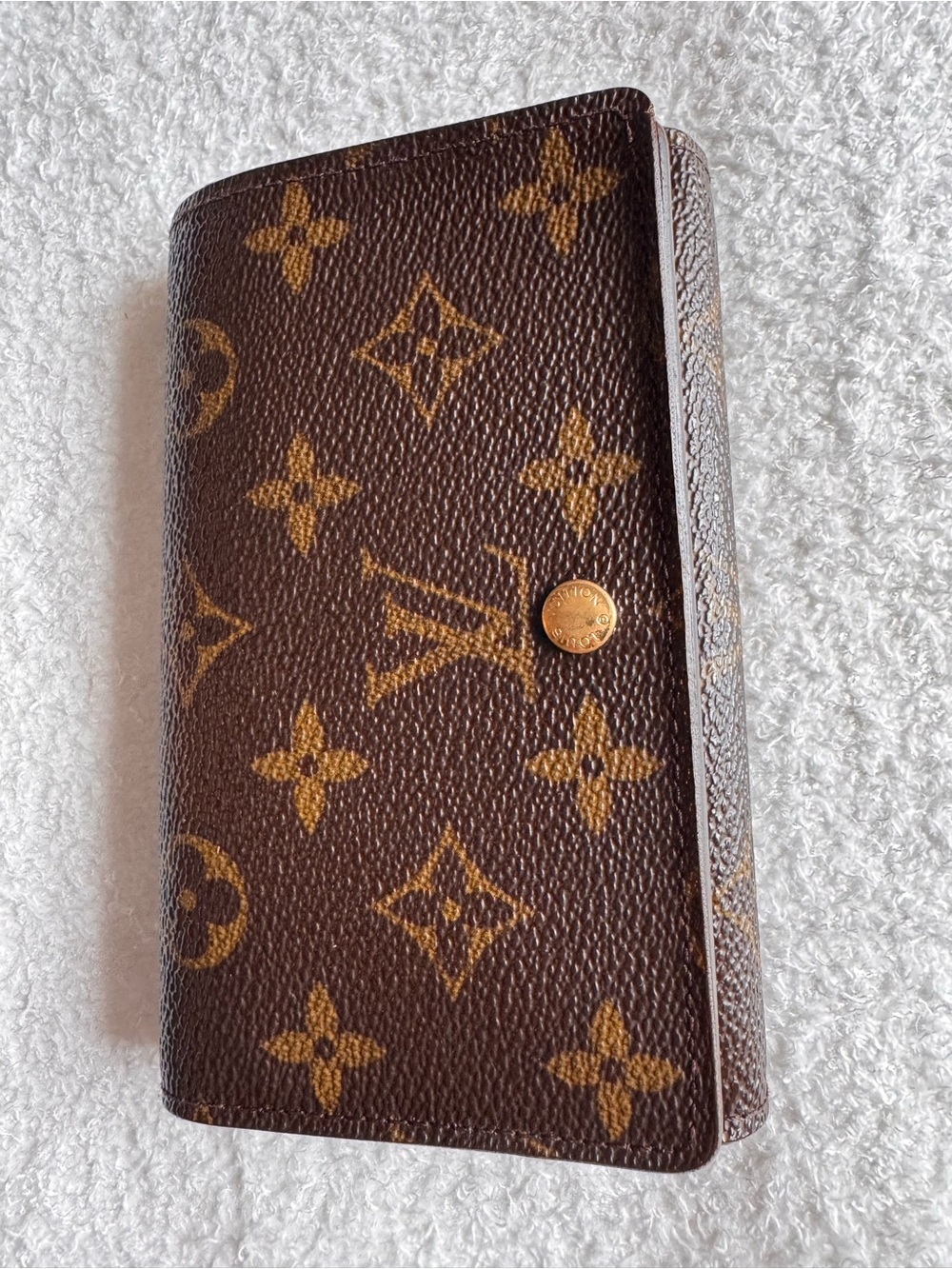 Louis Vuitton Brown Monogram Continental Card Holder Wallet